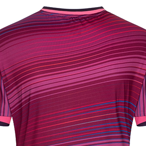 Butterfly Nagano Lady Shirt - Purple - Back - Close-Up